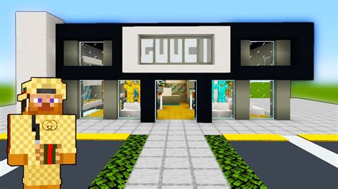 Minecraft Tutorial: How To Make A Guuci Store (2021 City Building)